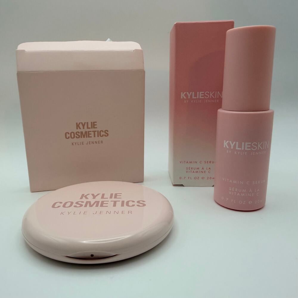 Kylie Cosmetics Mirror & Kylie Skin Vitamin C Serum Bundle NIB - Picture 3 of 5